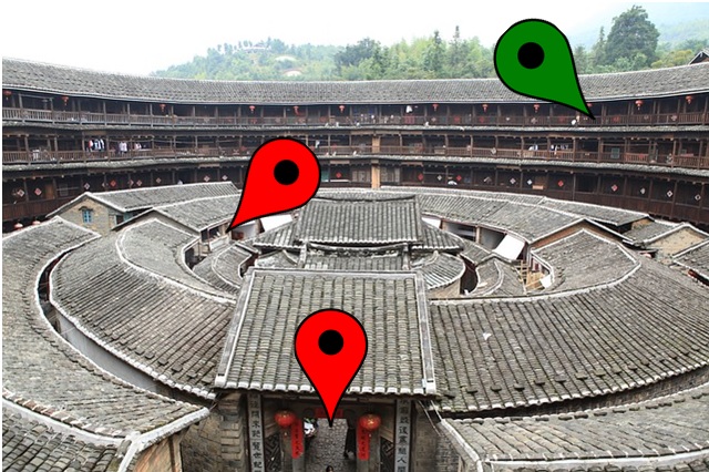 中国の古代建築物
