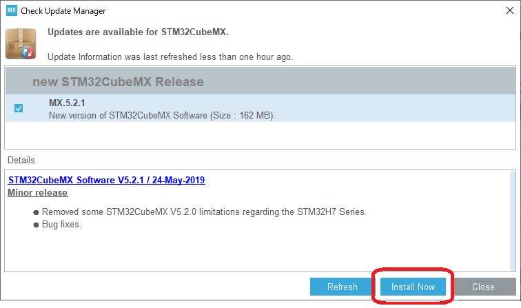 STM32CubeMX v5.2.1改版