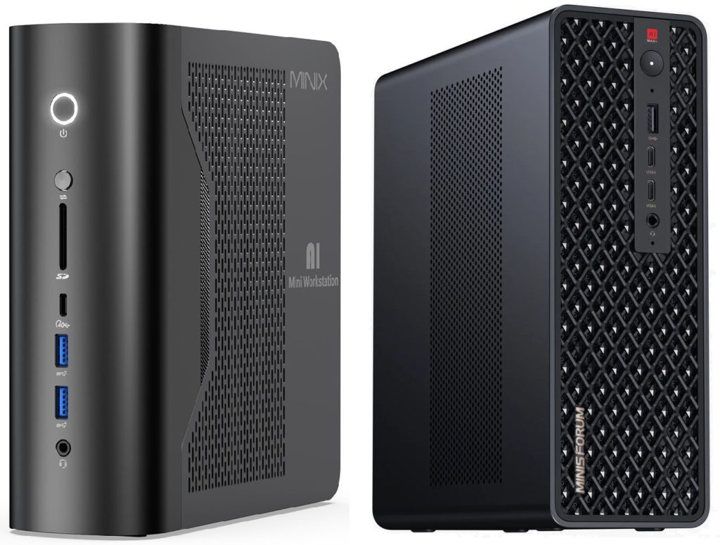 MINIX ER939-AIとMS-S1 Max正面